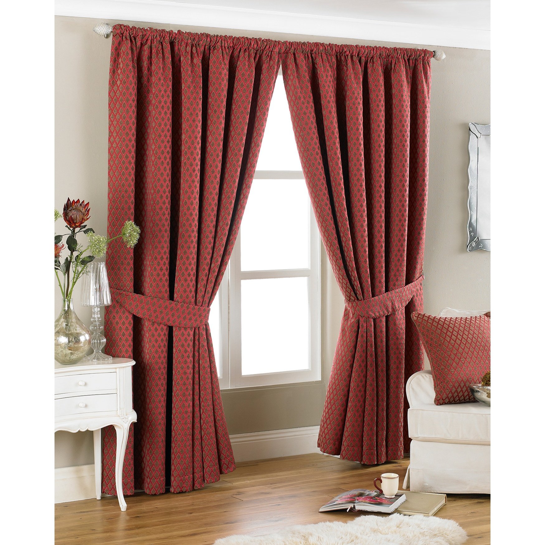 Devere Pencil Pleat Curtains 66x72 Inches - Mocha Brown Blackout Window Drapes for Living Room & Bedroom - Thermal Insulated Room Darkening Curtain Panels