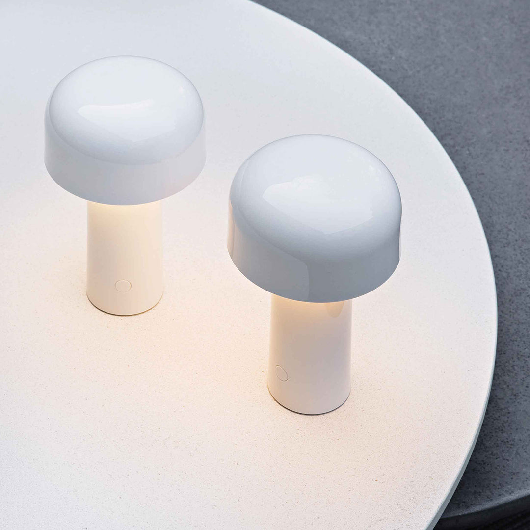 Bellhop Unplugged Table Lamp - Cordless LED Night Light for Bedroom, Living Room & Office - Portable Battery-Operated Lamp with Touch Control & Warm White Light