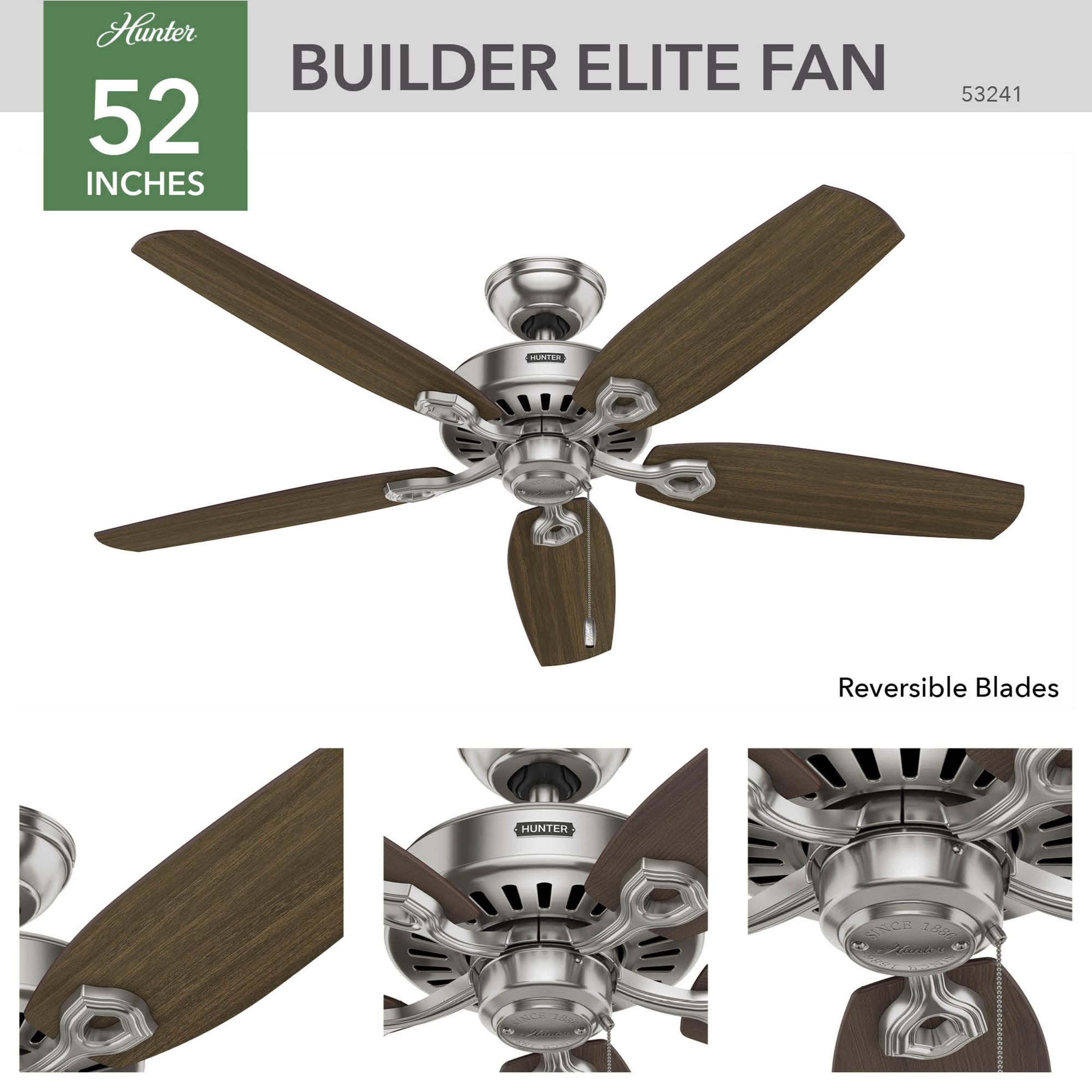 Hunter Fan Company 53241 Builder Elite 52