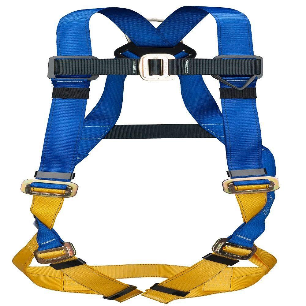 Werner K121013 Aerial Work Positioning Kit - 6-Foot DeCoil Lanyard with Standard Harness (1-Pack) | Fall Protection for Construction, Roofing & Utility Work