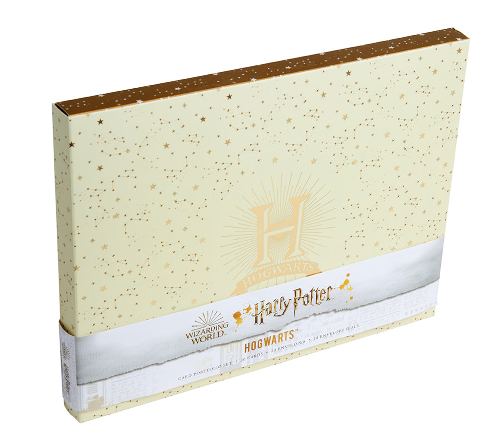 Harry Potter Hogwarts Constellation Card Portfolio Set - 20 Collectible Trading Cards for Fans | Perfect for Gifts, Display & Magic Themed Decor