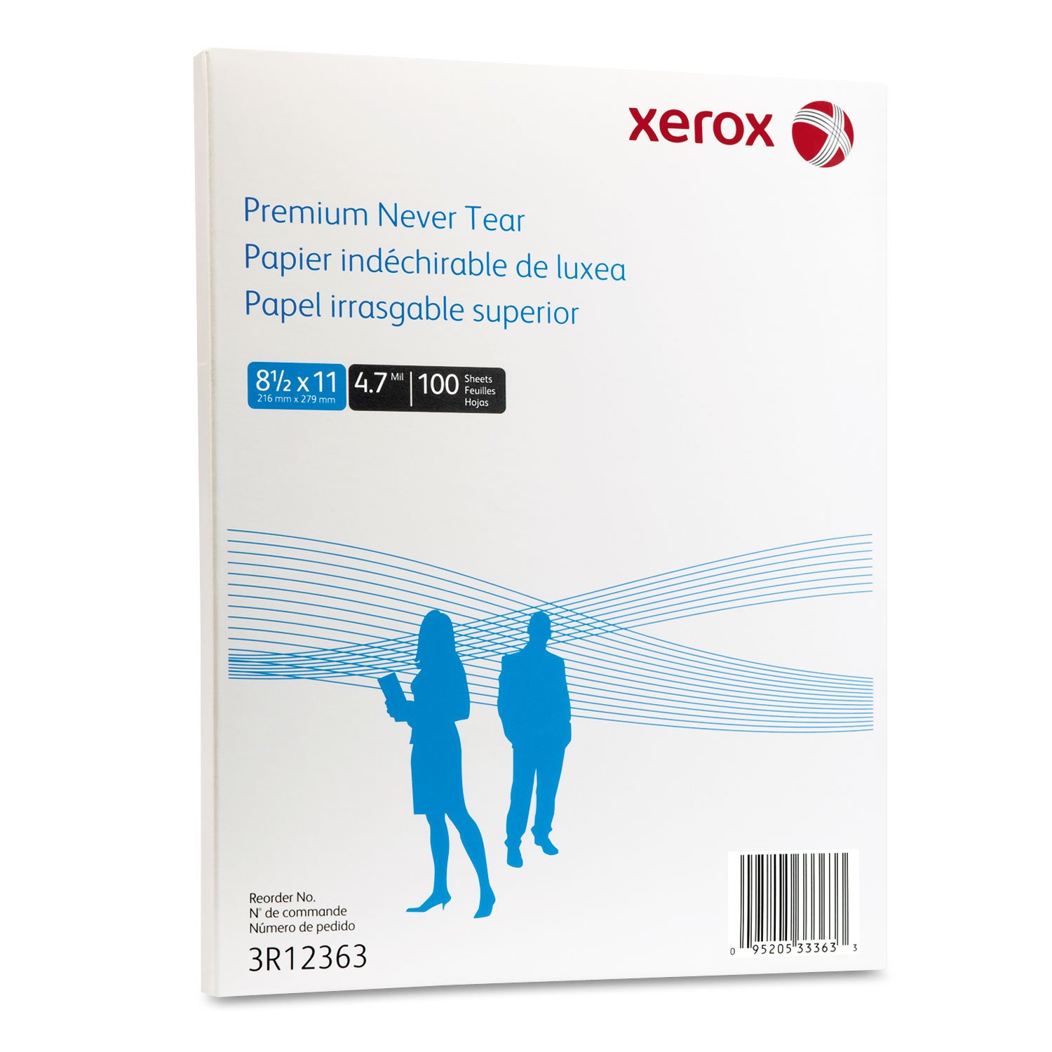 Premium Xerox® Polyester Paper - Heavy-Duty, Waterproof & Tear-Resistant for Laser Printers - Ideal for Labels, Menus, Signage & Durable Documents
