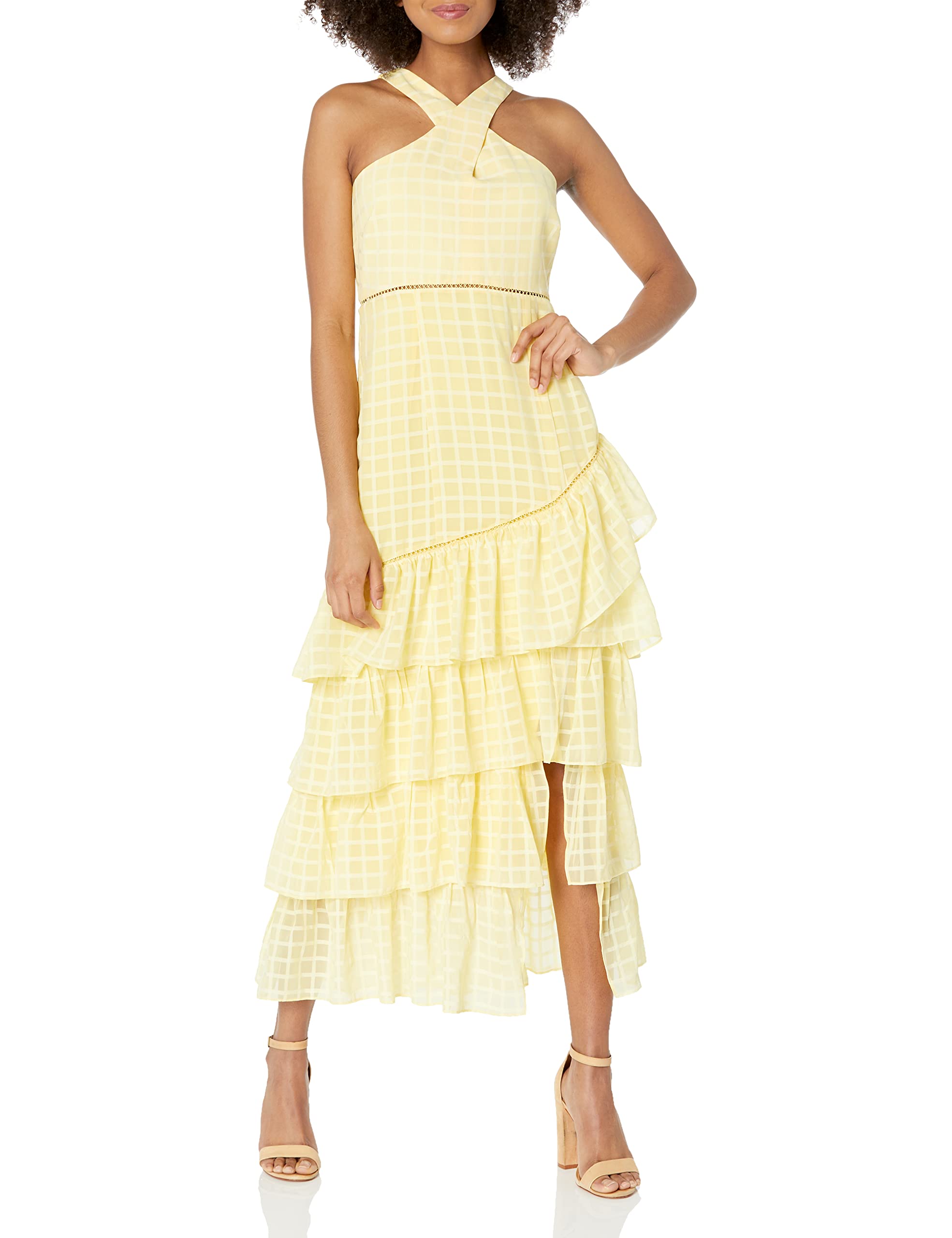 LIKELY Women's Reni Dress - Elegant Floral Print Summer Dress for Casual Wear, Beach Outings & Date Nights | Comfortable & Stylish
