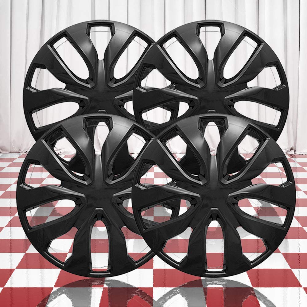 4-Piece Glossy Black 10-Spoke 16