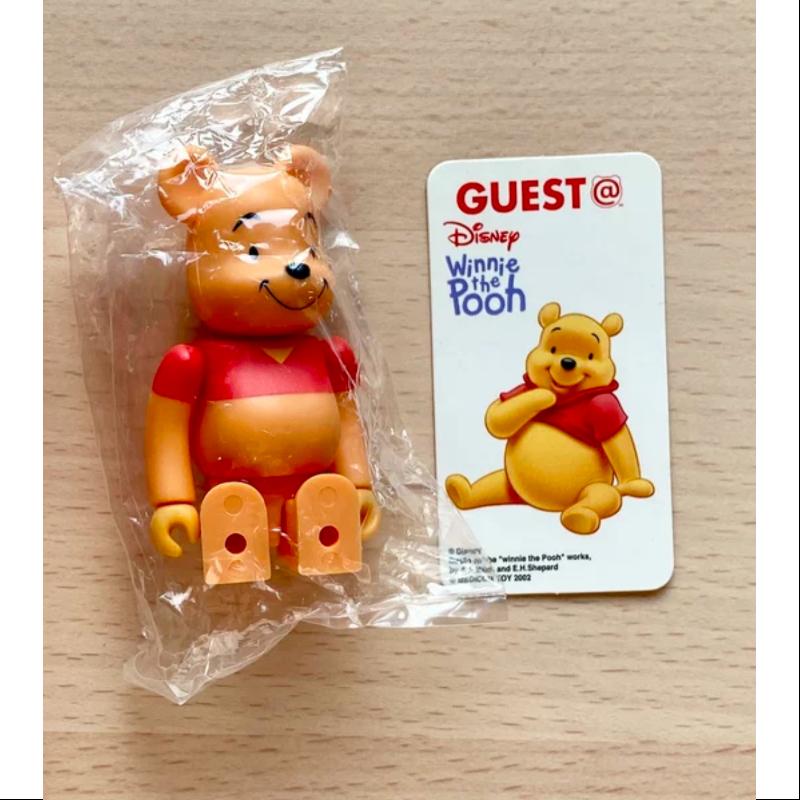 Be@rbrick Series 3 Super Secret GUEST Winnie the Pooh 100% Collectible Vinyl Art Toy - Perfect for Disney Fans, Collectors & Home Decor Display