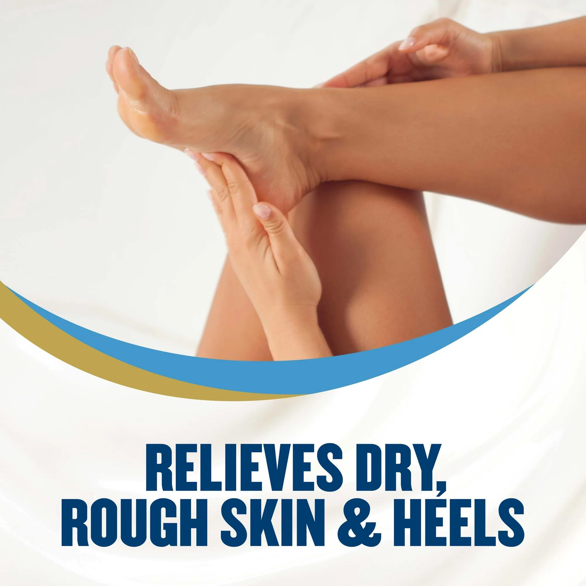Gold Bond Foot Cream for Dry Cracked Feet - Triple Action Relief with Moisturizers, 4 fl oz (118 ml) Pack of 6 - Heels & Callus Treatment for Men & Women - Perfect for Daily Foot Care & Pedicures