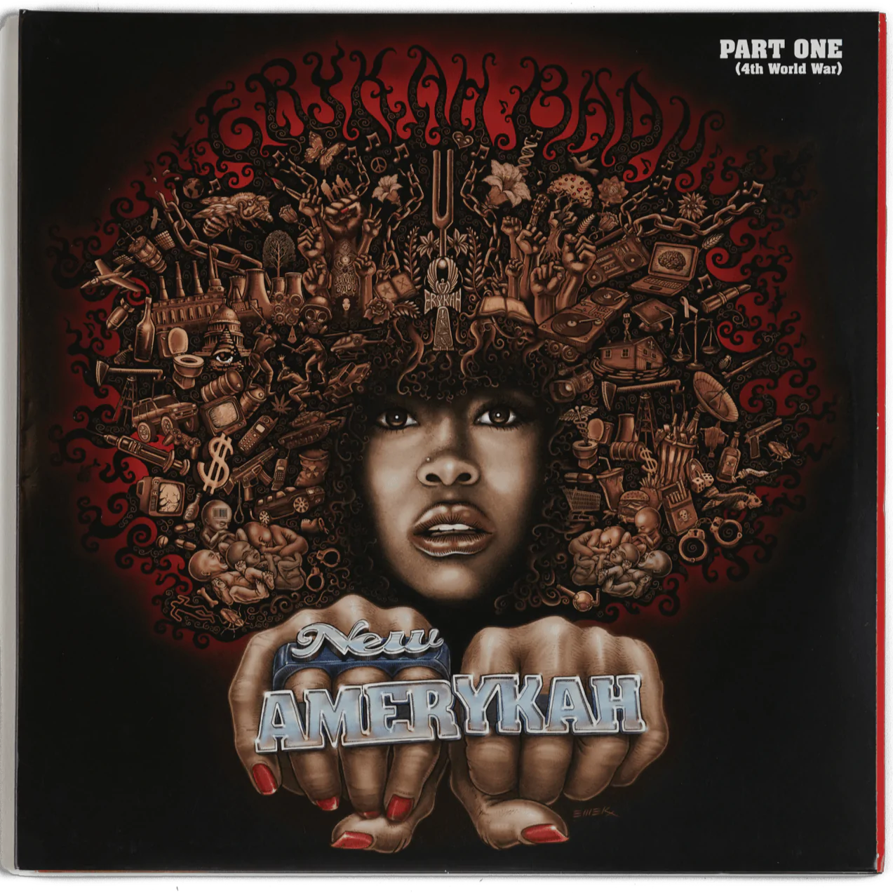 Erykah Badu New Amerykah Part One (4th World War) - Vinyl LP & CD | Soul, R&B, Neo-Soul Music | Perfect for Home Listening & Music Collectors