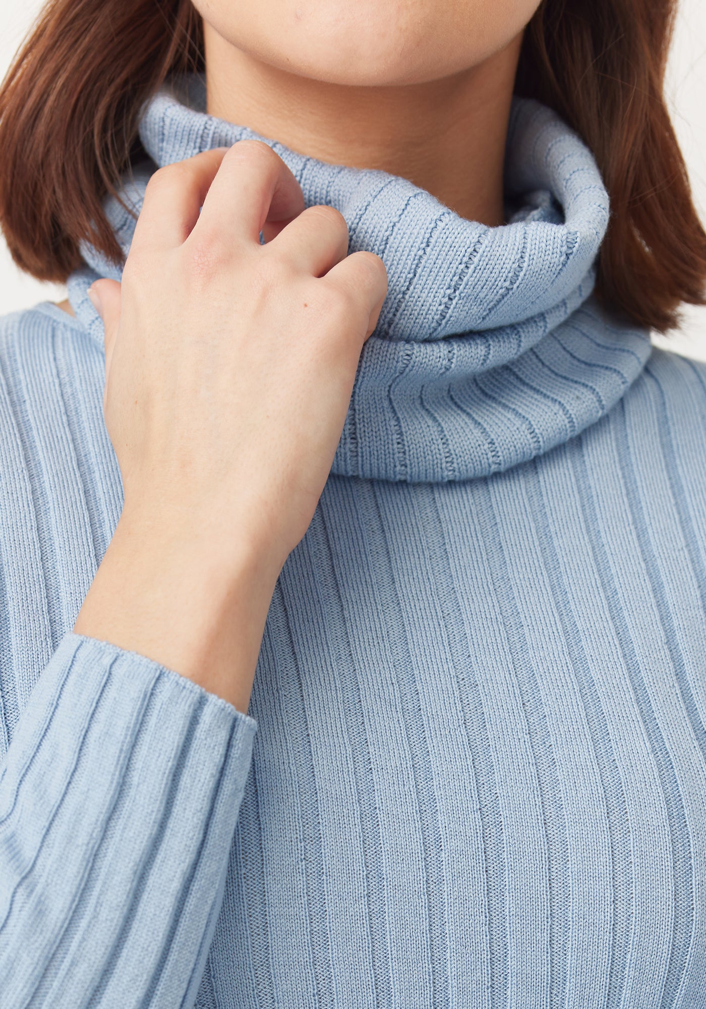 Premium Merino Wool Ribbed Snood - Soft & Warm Winter Scarf for Men & Women - Perfect for Outdoor Activities, Skiing & Cold Weather Fashion