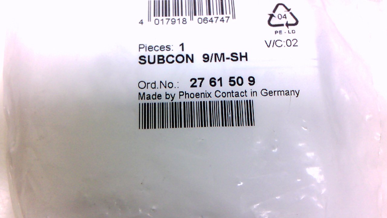 9-Pin Male D-Sub Connector Plug - Standard D-Sub 9/M-SH for Computers, Industrial Equipment & Audio/Video Devices | Reliable Signal Transmission for Networking, Automation & Electronics Projects