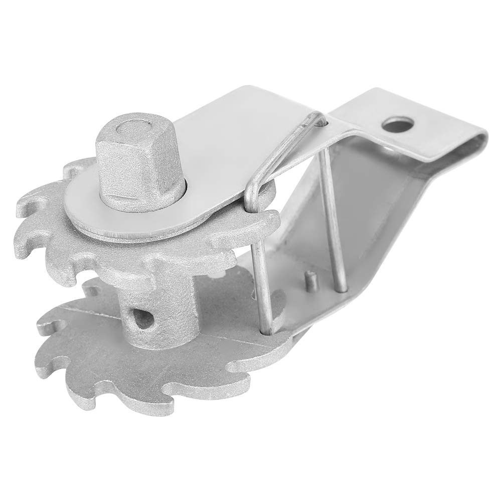 Heavy Duty Electric Fence Insulators & Wire Strainers - 24Pcs Ratchet Inline Tensioner with Compression Clip for Farm Fencing | Secure Livestock, Protect Crops & Reinforce Property Boundaries