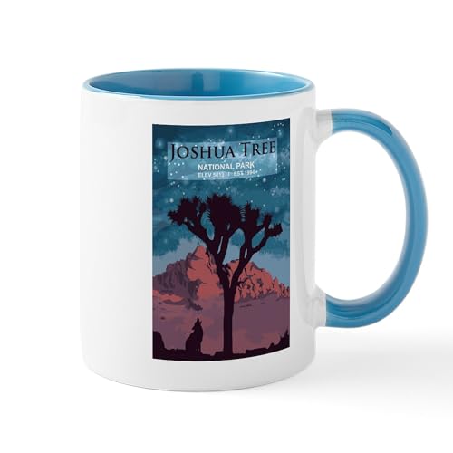 White/Blue Inside - Joshua Tree Mugs