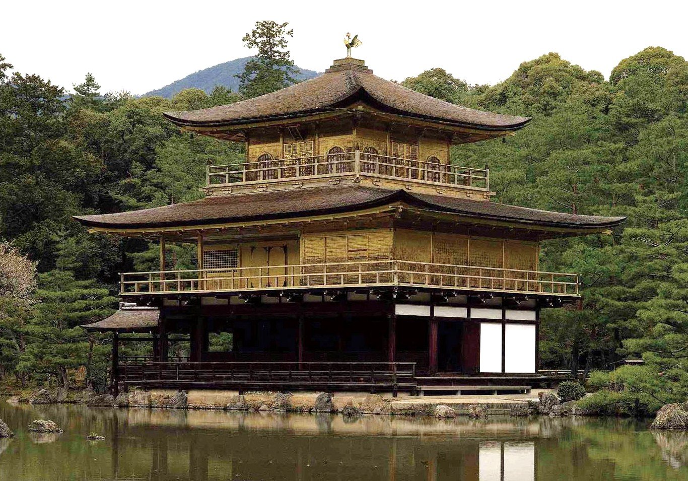 1/100 Scale Kinkaku-ji Temple of The Golden Pavilion Model Kit - DIY Japanese Architecture Building Set for Collectors & Hobbyists - Perfect for Home Decoration, Gifts & Model Display Scenes