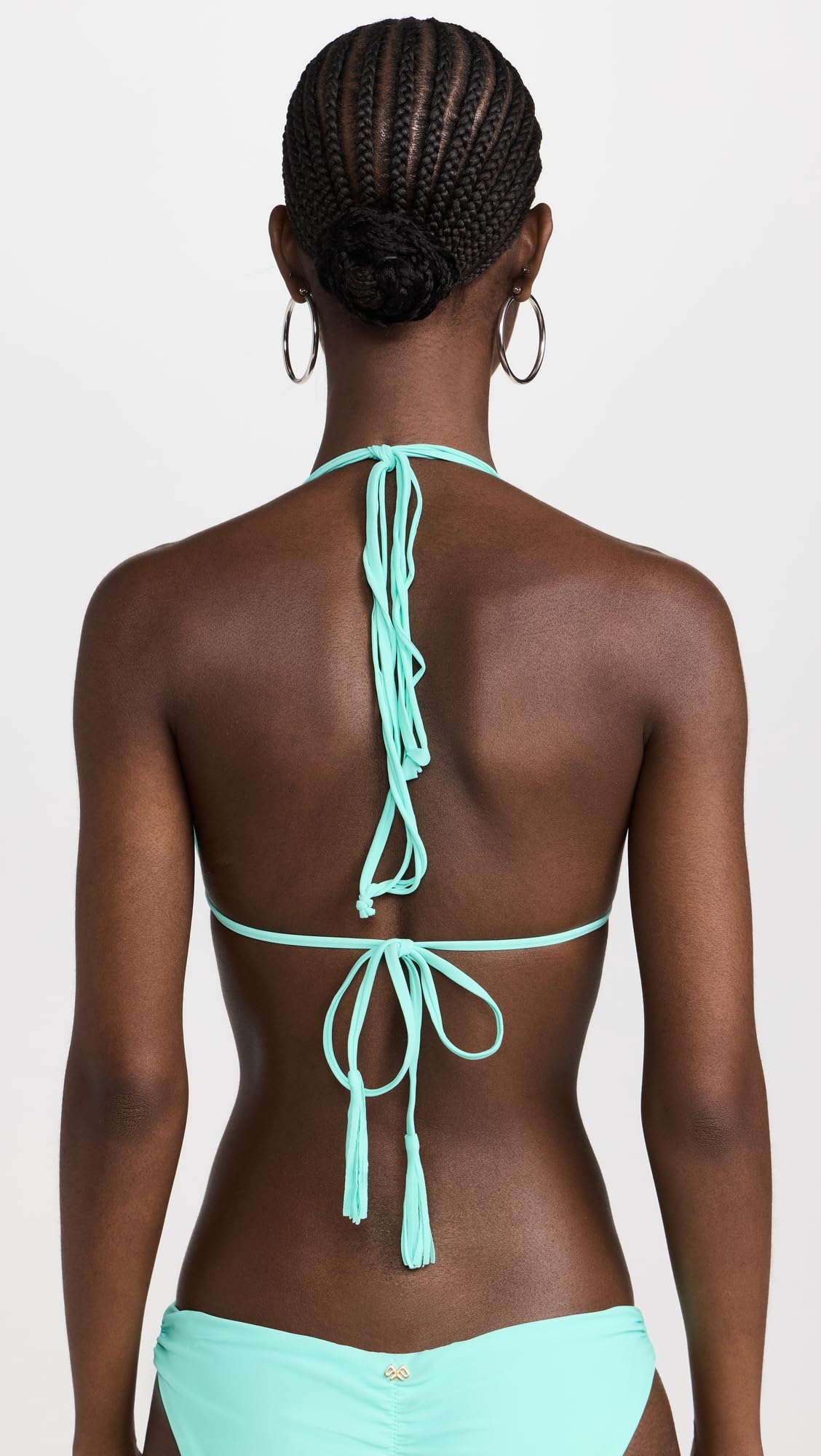 PQ Swim Women's Isla Triangle Bikini Top - Adjustable Back Tie, Removable Padded Swimwear for Women | Perfect for Beach Vacation, Pool Party & Summer Getaways