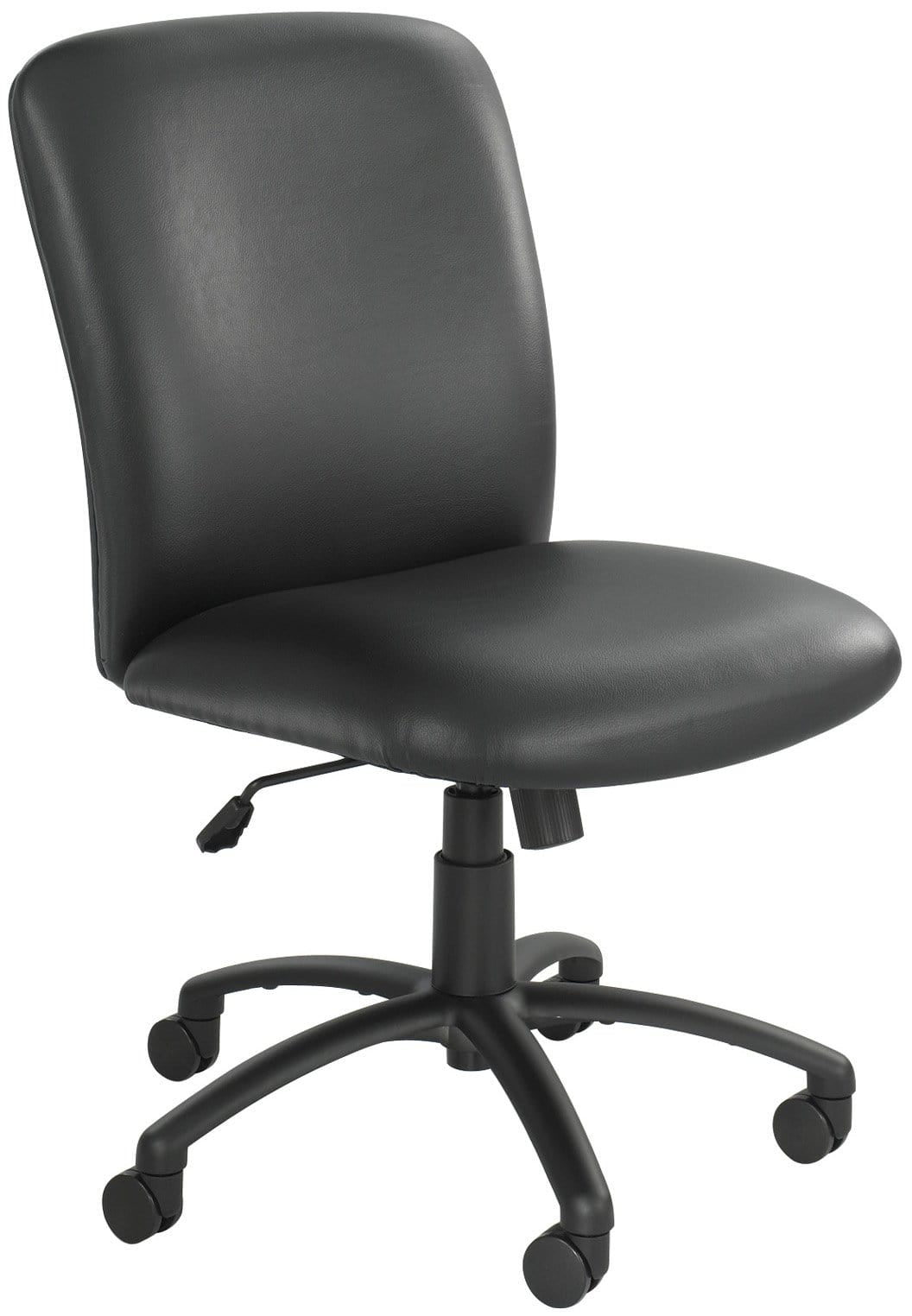 Safco 3490 Heavy Duty Office Chair - 500 lb Weight Capacity - Ergonomic Executive Chair for Home & Office Workspace - Perfect for Long Hours Sitting, Computer Work & Conference Rooms