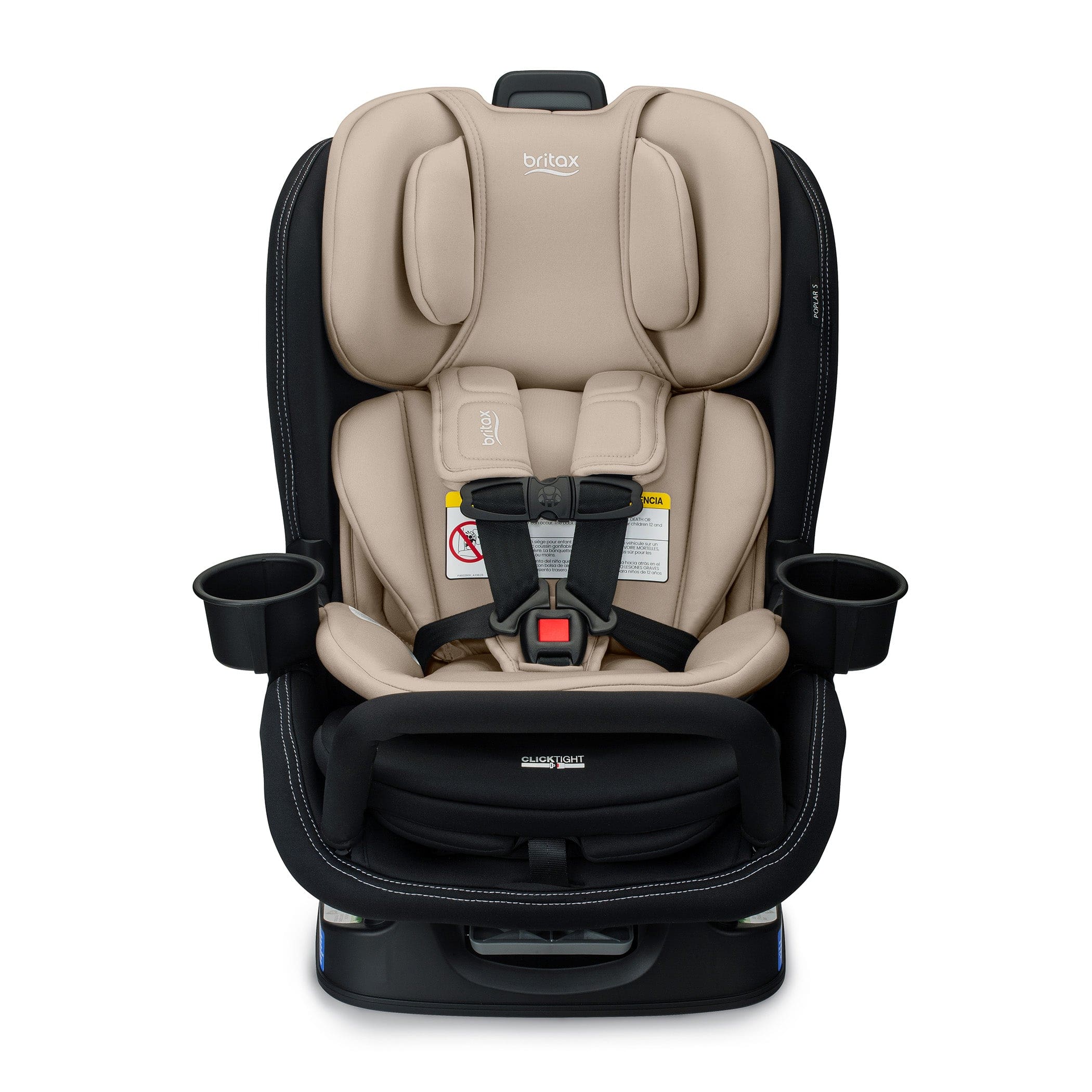 Britax Poplar S Convertible Car Seat - Safe & Comfortable for Infants to Toddlers (5-65 lbs) | Rear & Forward Facing | Easy Installation | Perfect for Family Travel & Daily Commute