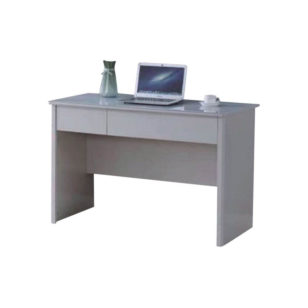 Kevin Study Table with Sintered Stone Top - 47 Inch Modern Writing Desk for Home Office, School & Dorm Room - Sturdy Workstation for Studying, Working & Remote Learning