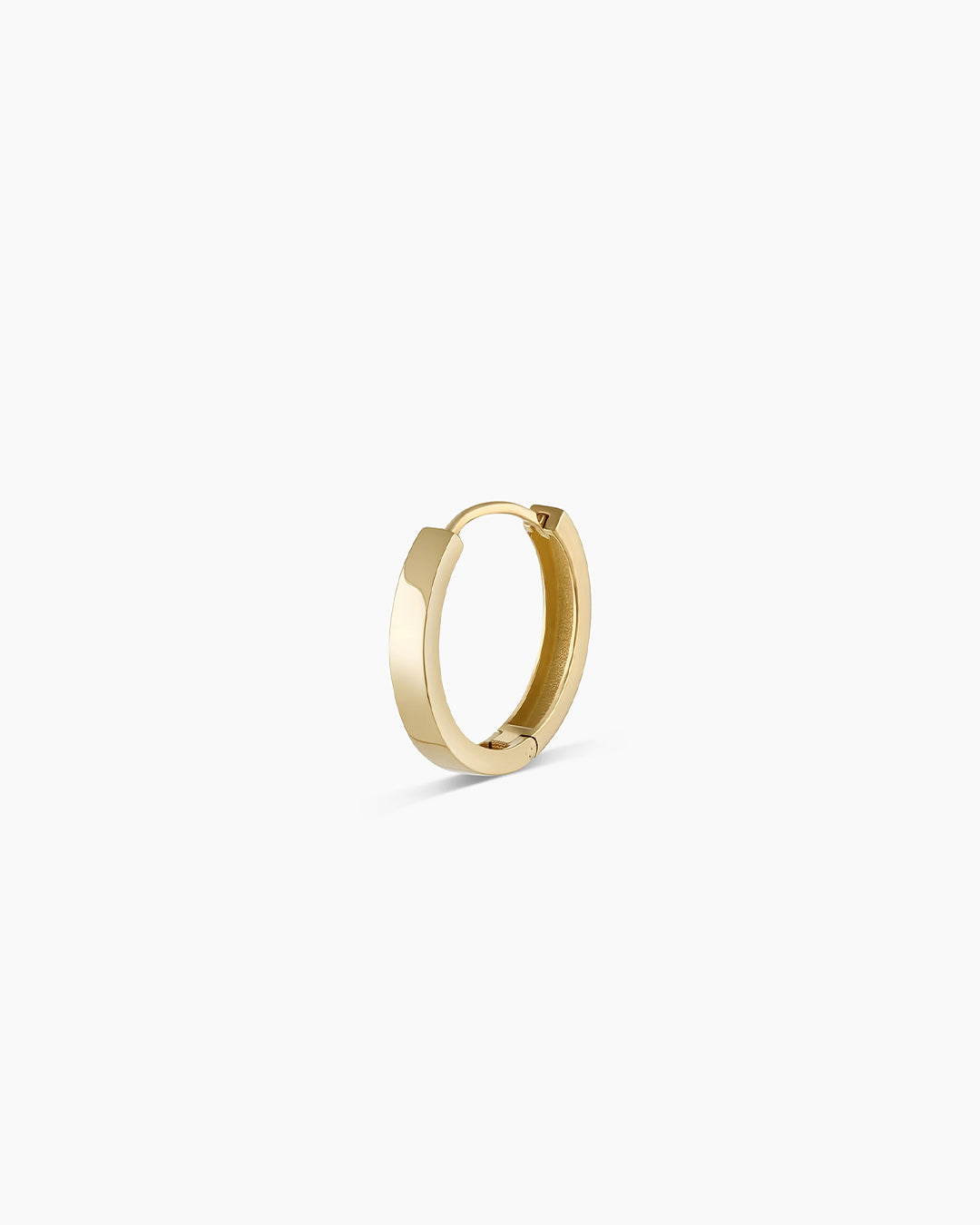 14K Gold Rose Single Hoop Earrings - Dainty Minimalist Rose Flower Stud Earrings for Women - Perfect for Everyday Wear, Date Nights & Special Occasions