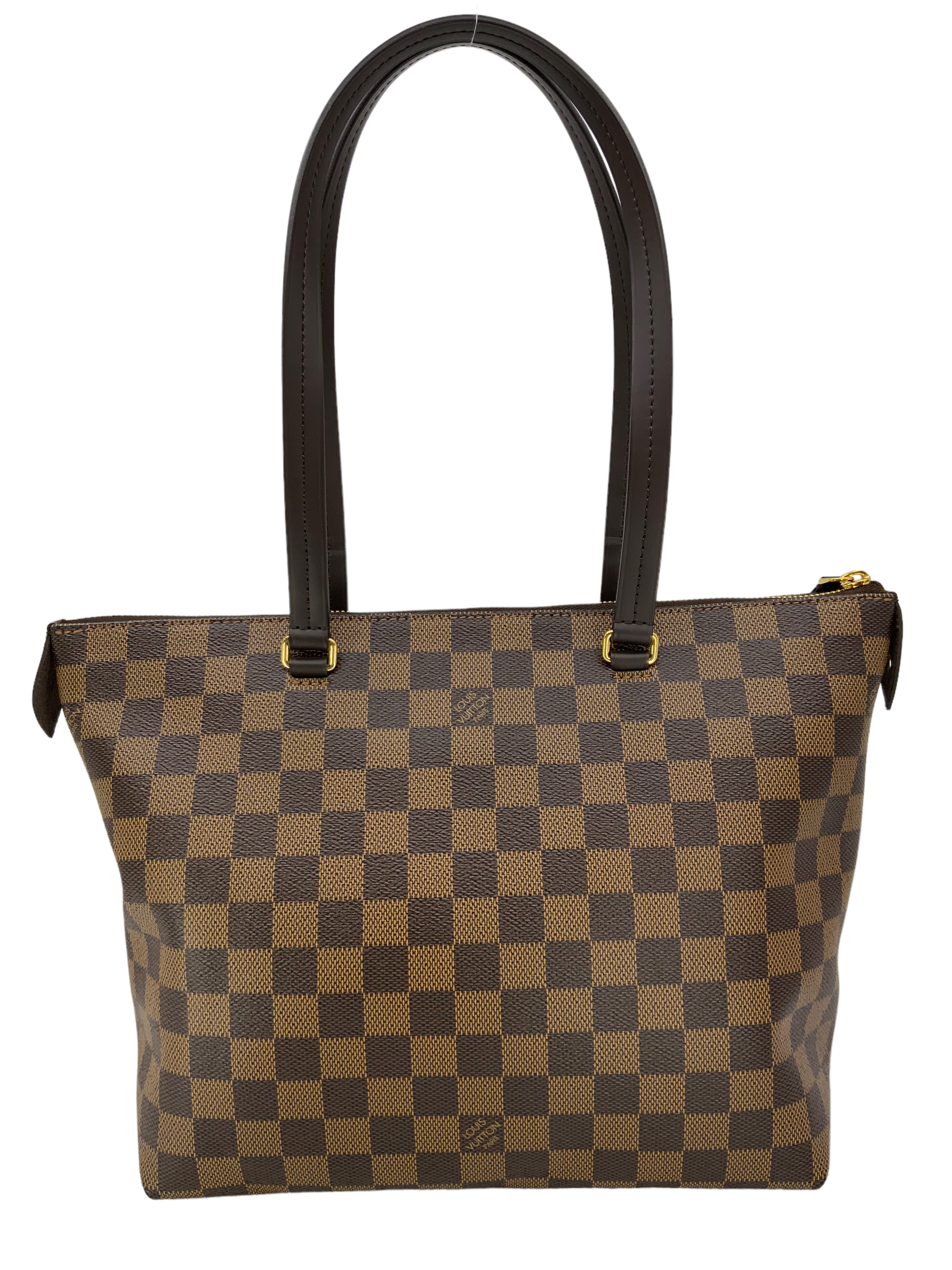 Authentic LOUIS VUITTON Damier Ebene Iena PM Tote Bag for Women | Luxury Designer Handbag | Perfect for Work, Travel & Everyday Use