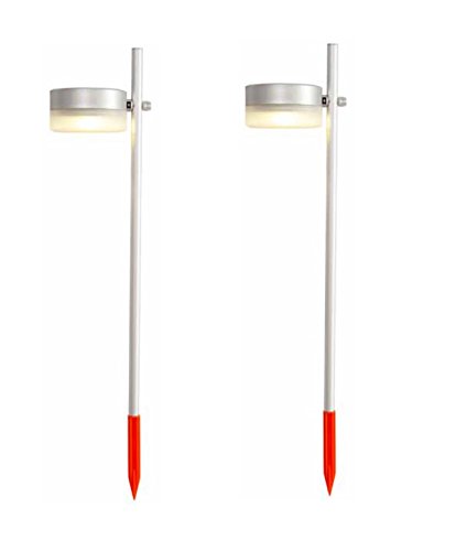 Britta Solar Path Lights - Waterproof Outdoor Solar Garden Lights, Set of 2 Adjustable Pivoting LED Lamps for Driveway, Walkway & Landscape Lighting