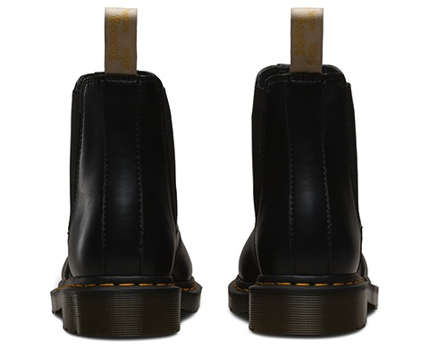 Dr. Martens 2976 Vegan Chelsea Boots for Men & Women - Black Leather Ankle Boots - Perfect for Casual, Work & Outdoor Wear