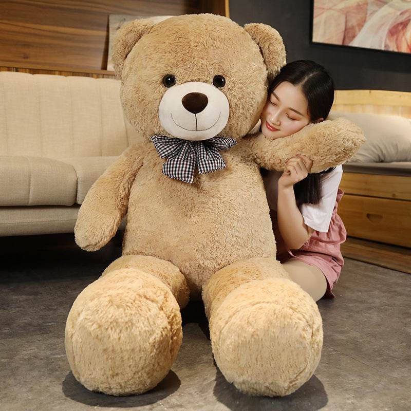 4.5 Ft Giant Life Size Teddy Bear Plush Stuffed Animal - Perfect for Gifts, Home Decor, and Cuddling