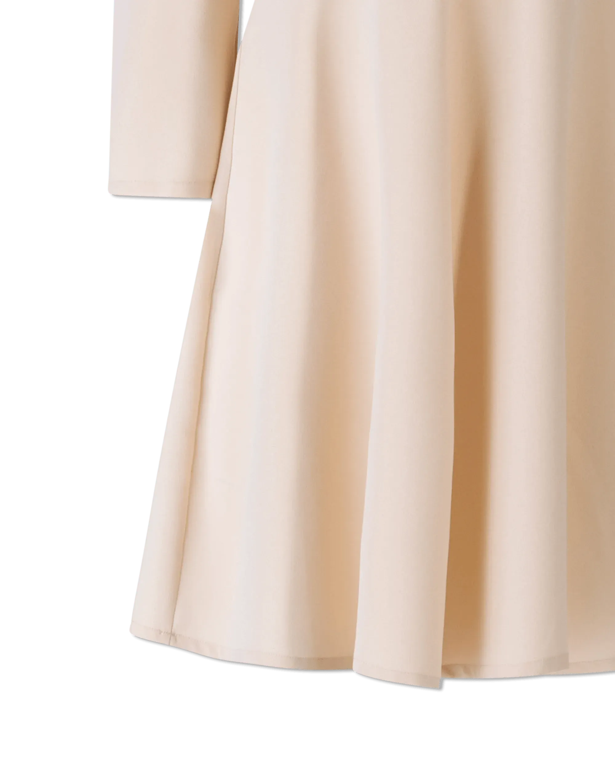 Elegant Bow Neck Crepe Dress for Women - Flowy Party & Wedding Guest Outfit - Perfect for Cocktail Dresses, Evening Events & Special Occasions