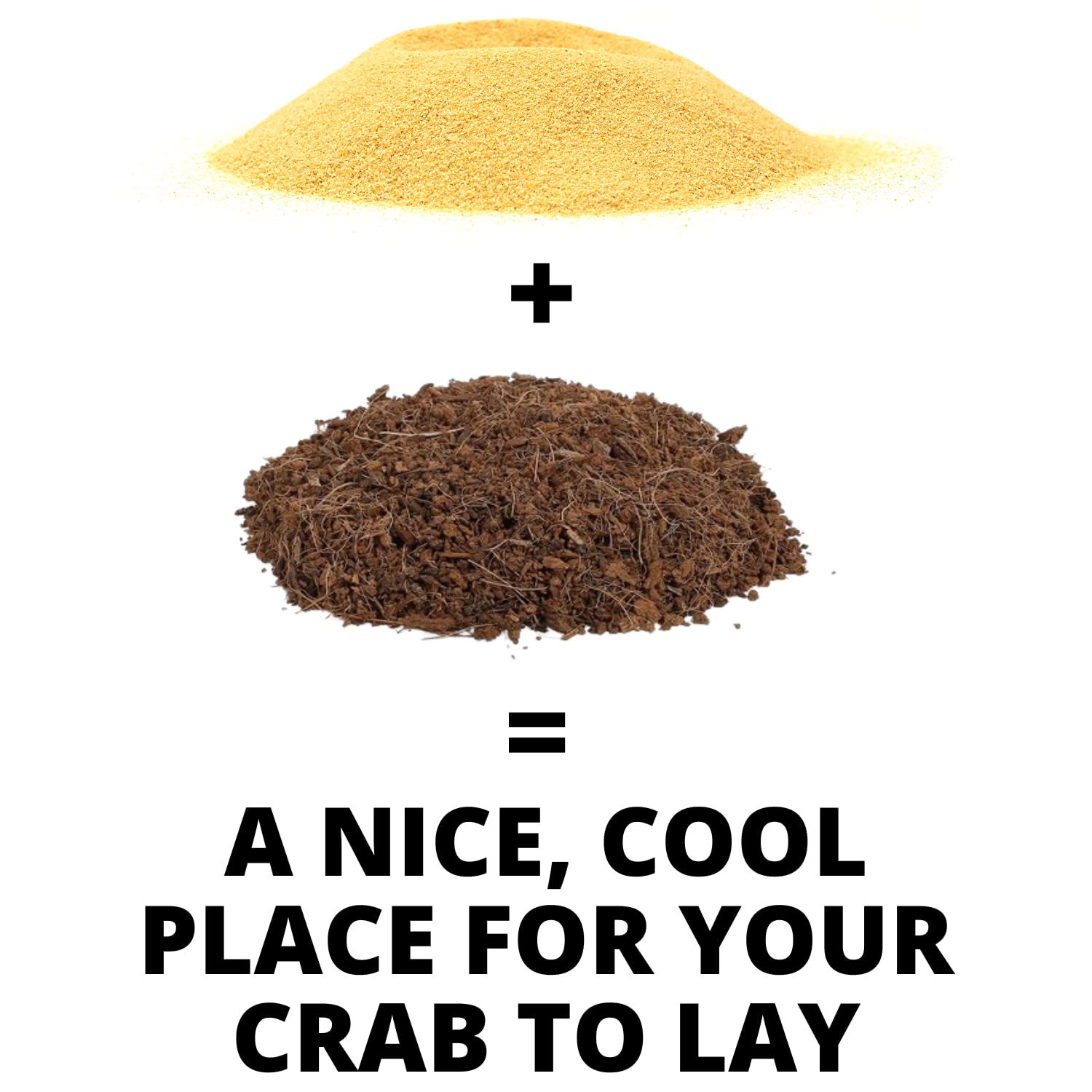 Natural Terrarium Supplies for Hermit Crabs & Reptiles - 2lb Loose Coconut Fiber Substrate, Sand Bag & Scooper Sifter Kit | Bulk Reptile Habitat Accessories | Perfect for Hermit Crab Tanks, Bearded Dragon Enclosures & Reptile Terrariums