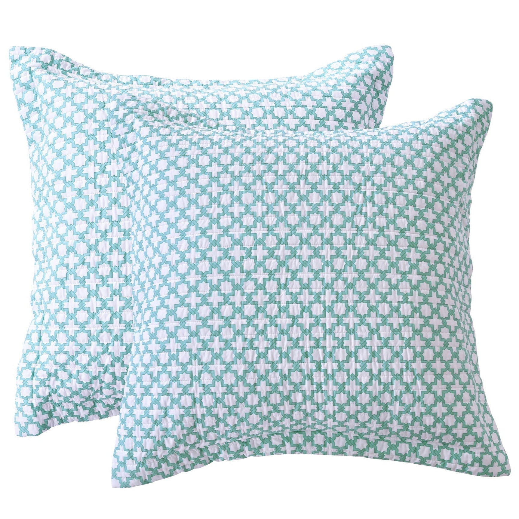 Premium Malana Euro Sham Set of 2 - 26x26 Inch Luxury Decorative Pillow Covers for Bedroom, Living Room & Guest Room Decor