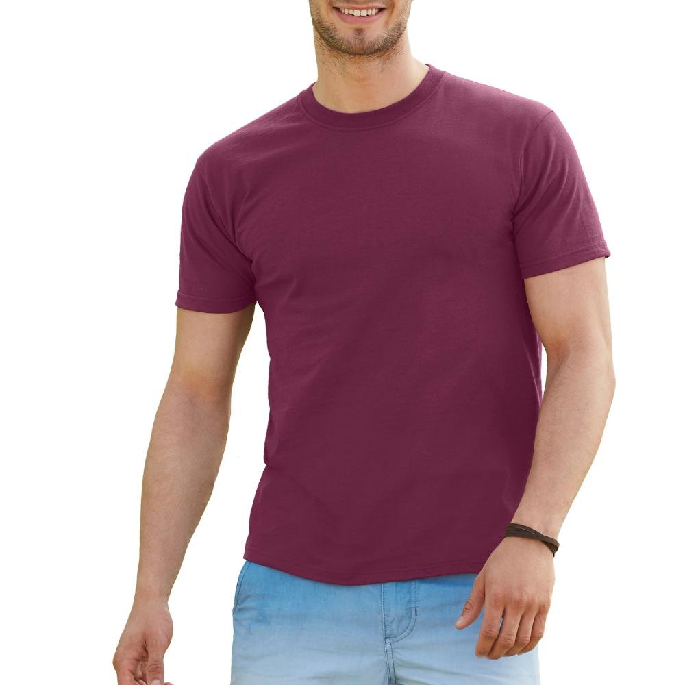 Fruit of the Loom Men's Crew Neck T-Shirt - Soft Cotton Comfort Fit Casual Shirt for Everyday Wear, Workout & Lounge