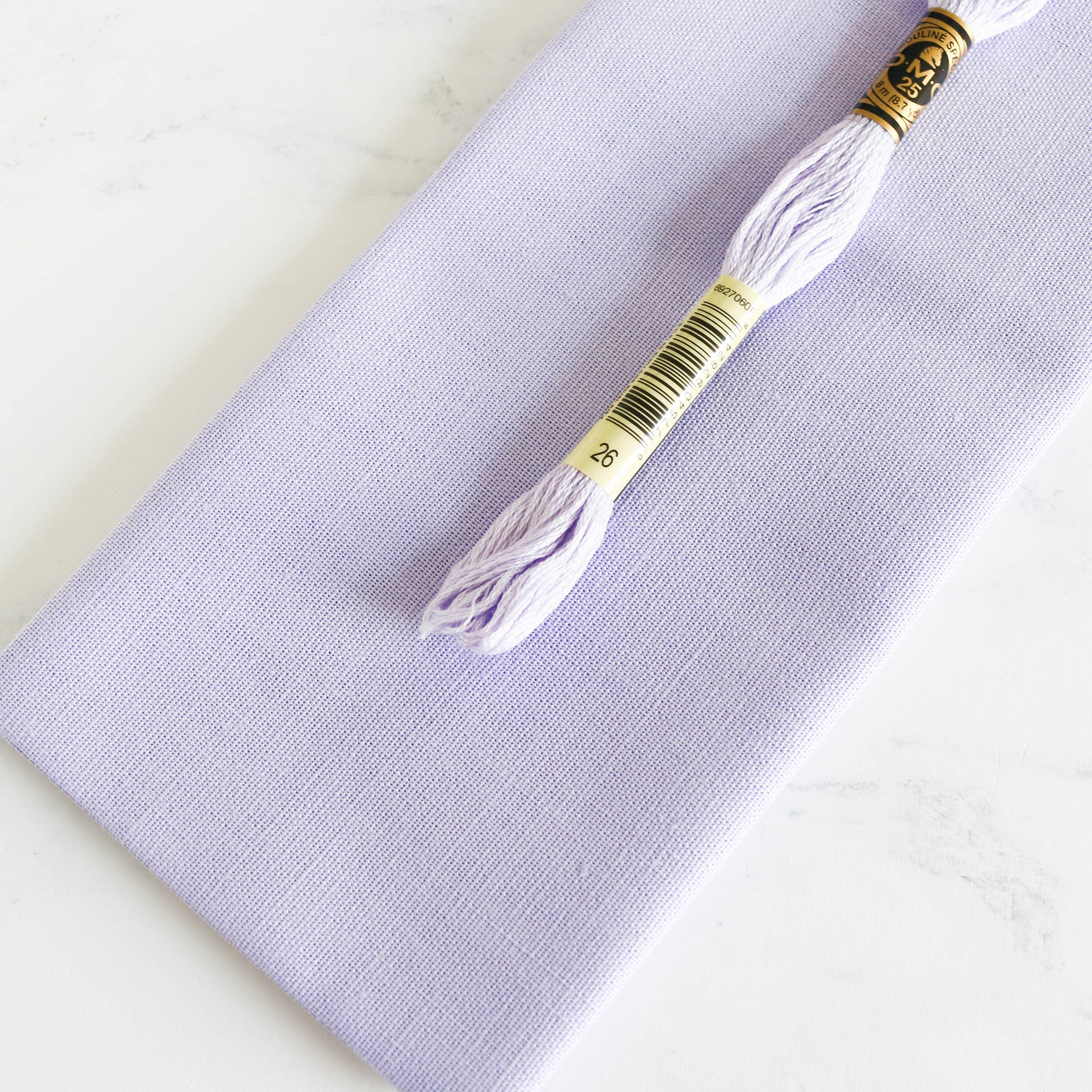 Premium Cotton Hand Embroidery Fabric - Violet Purple for DIY Craft Projects, Quilting & Home Decor | High-Quality 100% Cotton Material for Sewing, Embroidery & Scrapbooking