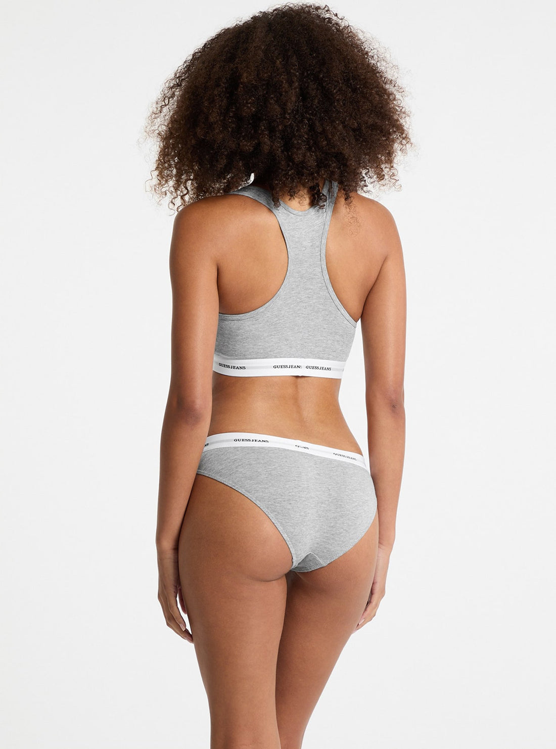 Guess Women's Grey Bralette - Comfortable Lace Underwire Bra for Casual Wear & Layering Outfits