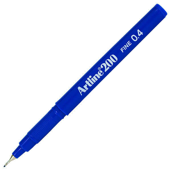 Artline 200 Fineliner Pen Set - 0.4mm Ultra Fine Tip Black Ink Markers for Drawing, Sketching & Note Taking - Perfect for Artists, Students & Office Use