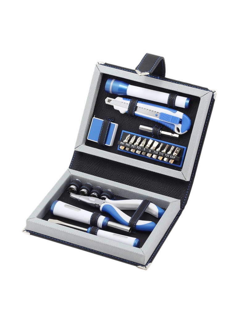 22-Piece Tool Set - Black - Perfect for Home Repairs, DIY Projects & Automotive Maintenance