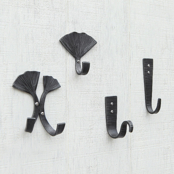 Hammered Strap J Hook - Heavy Duty Wall Hooks for Hanging Coats, Hats & Keys | Rustic Home & Office Organization Decor