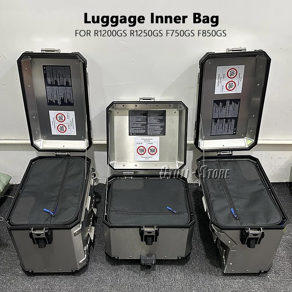BMW R1200GS R1250GS F750GS F850GS F800GS Motorcycle Inner Luggage Bags Set - Waterproof & Durable Storage for Adventure Touring & Daily Commuting