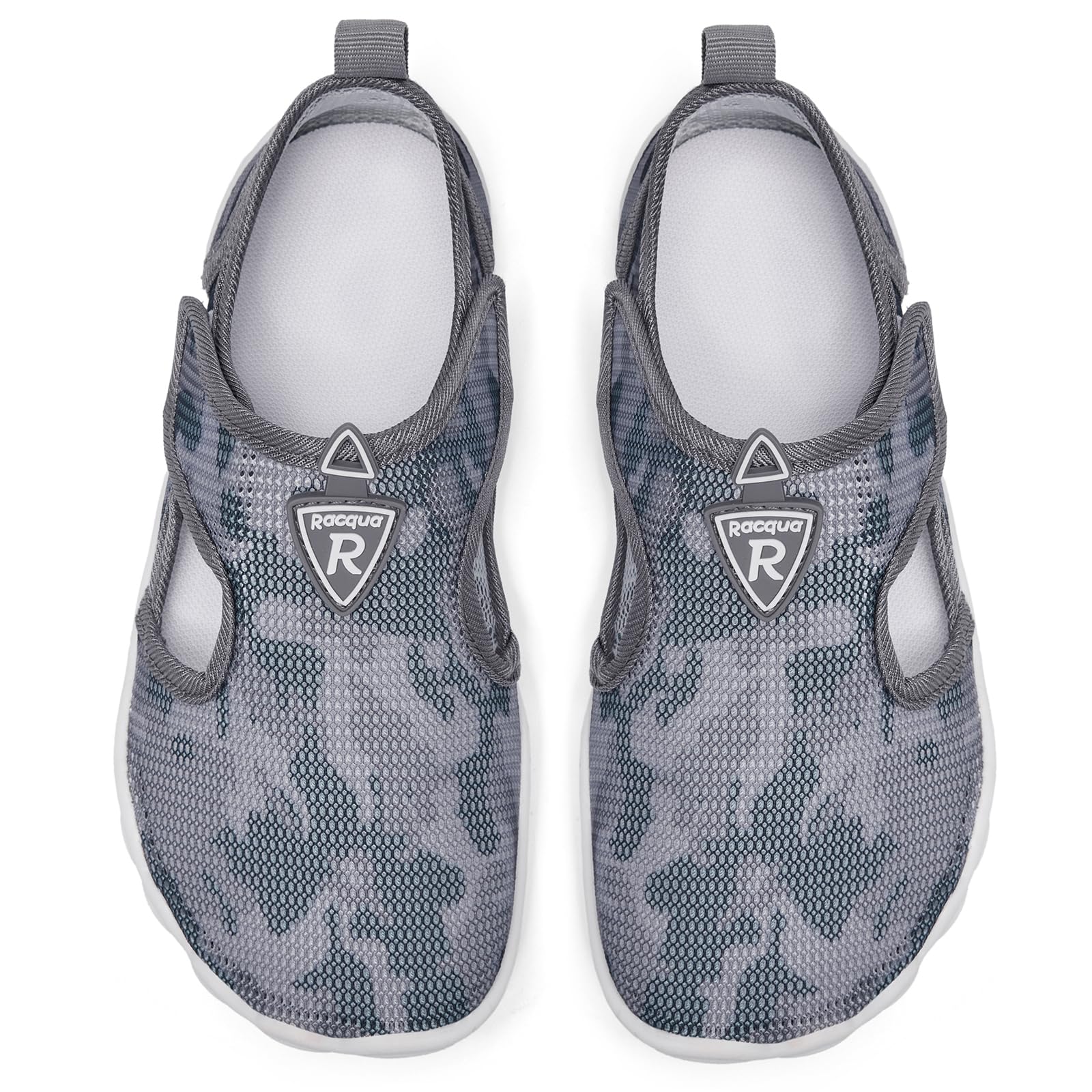 Racqua Kids Water Shoes for Boys & Girls - Breathable Quick Dry Beach Swim Shoes for Toddler & Youth - Perfect for Pool, Beach, Water Park & Summer Activities