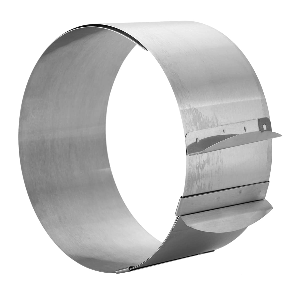 DOITOOL Adjustable Stainless Steel Cake Ring Set (6-12 Inch) - Cheesecake, Mousse, Layer Cake Baking Mold - Professional Bakeware for Cake Decorating & Collar - Perfect for Home Bakers & Pastry Chefs
