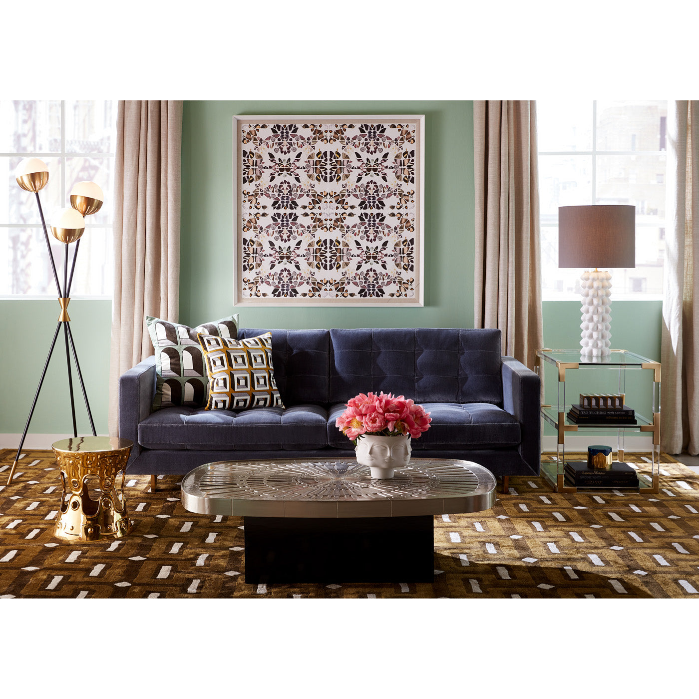 Hand Tufted Thebes Wool Area Rug - Soft & Durable for Living Room, Bedroom, or Office Decor