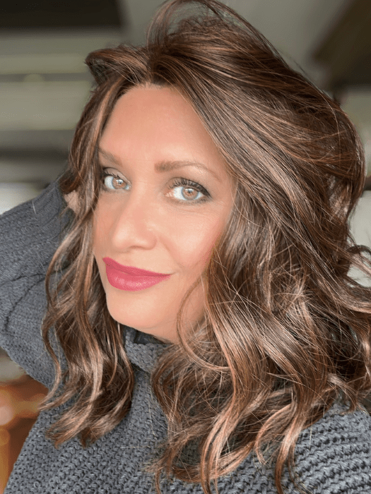 Citrus Mint Synthetic Lace Front Wig with Mono Part - Natural Looking Hair Replacement for Cosplay & Daily Wear | Discontinued