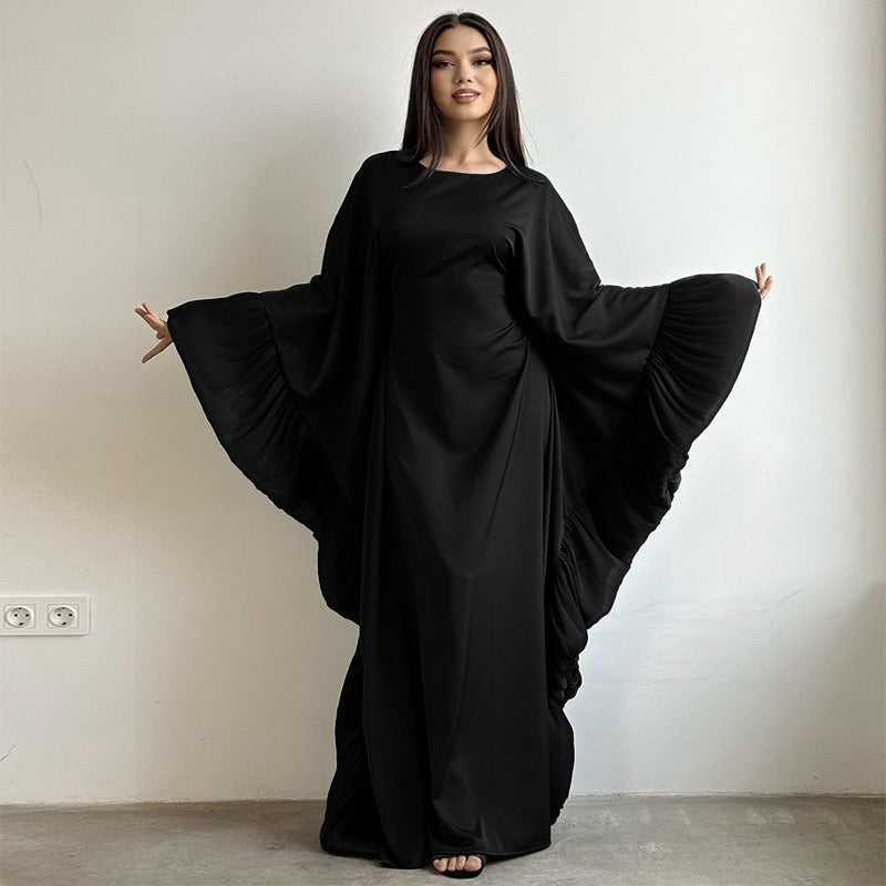 Elegant Glinda Butterfly Abaya for Women - Modest Islamic Prayer Dress - Perfect for Eid, Ramadan & Special Occasions