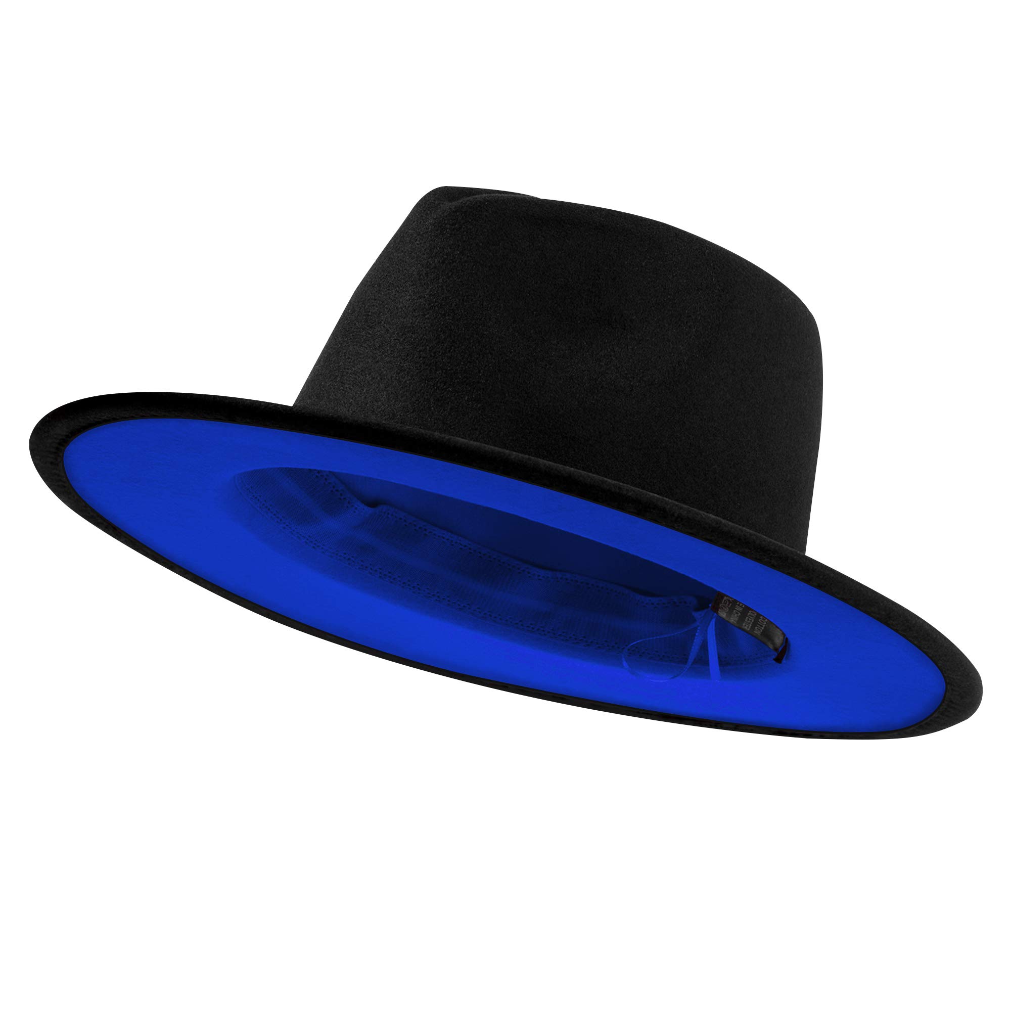 Stylish Fedora Hats for Men & Women - Wide Brim Felt Panama Dress Hat with Belt Buckle - Perfect for Outdoor Events, Weddings & Fashion Accessories