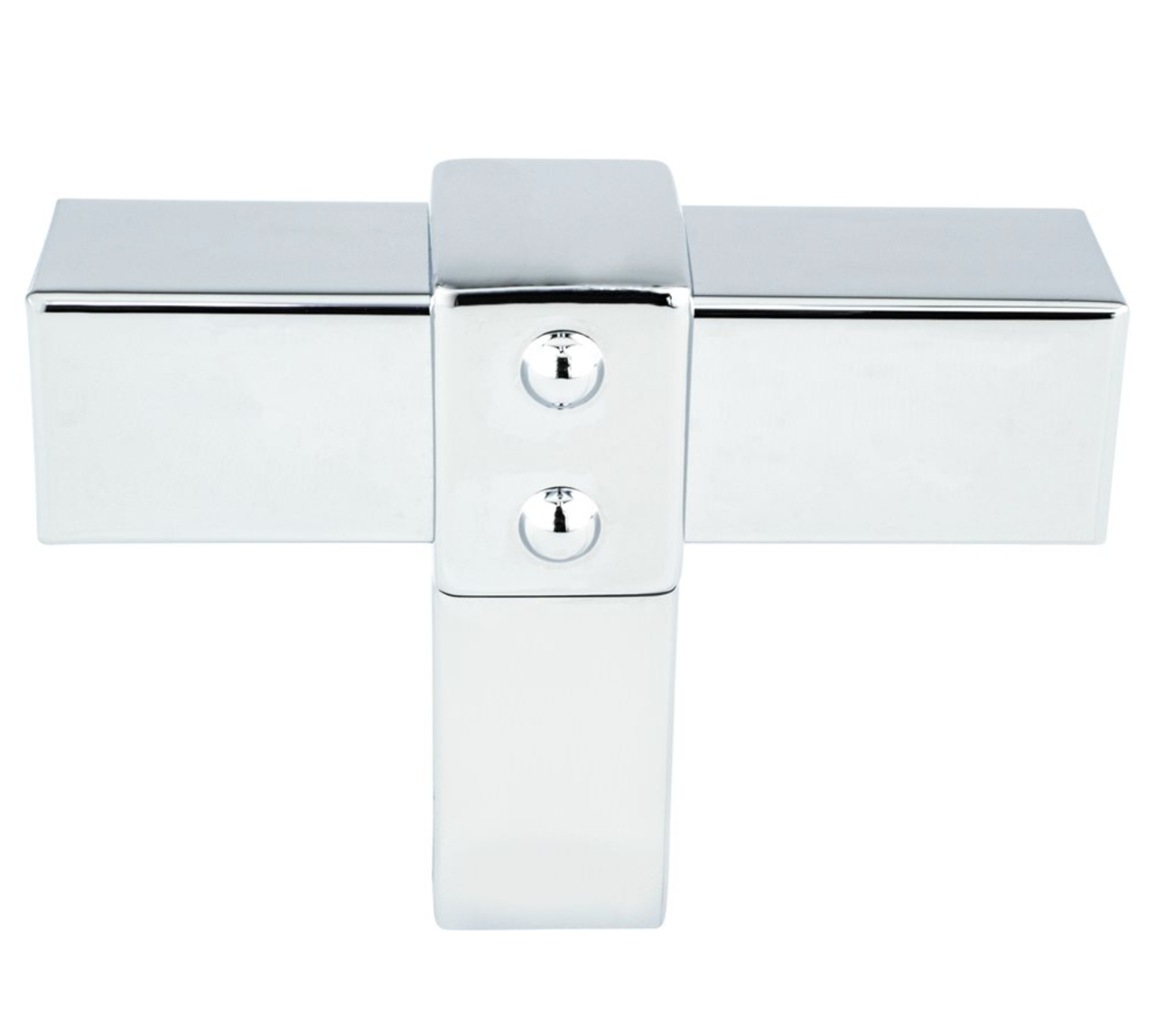 Polished Chrome Rio T Bar Cabinet Knobs and Drawer Pulls - Modern Hardware for Kitchen Cabinets, Bathroom Vanities & Furniture Upgrades