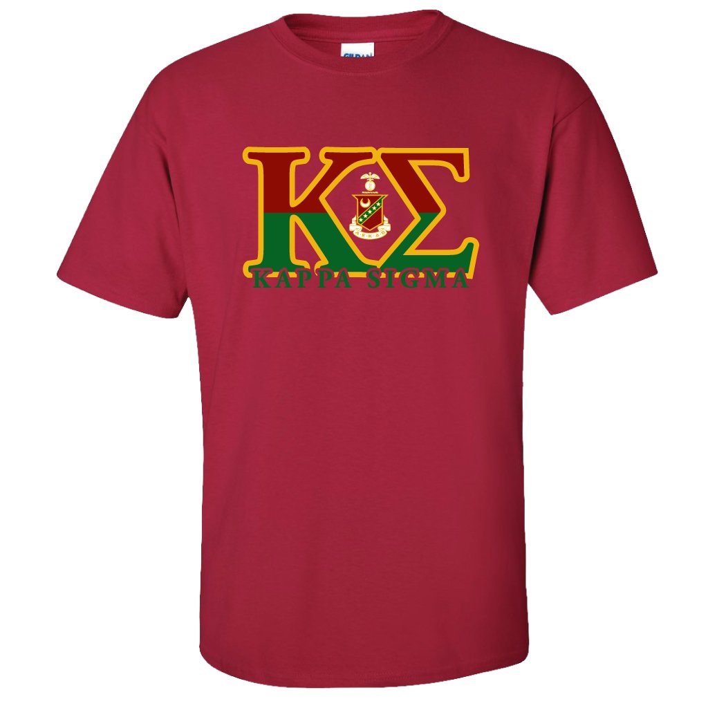 Kappa Sigma Fraternity Short Sleeve T-Shirt - Comfortable Cotton Greek Letter Apparel for College Students, Alumni & Brotherhood Events - Perfect for Rush Week, Campus Wear & Frat Parties