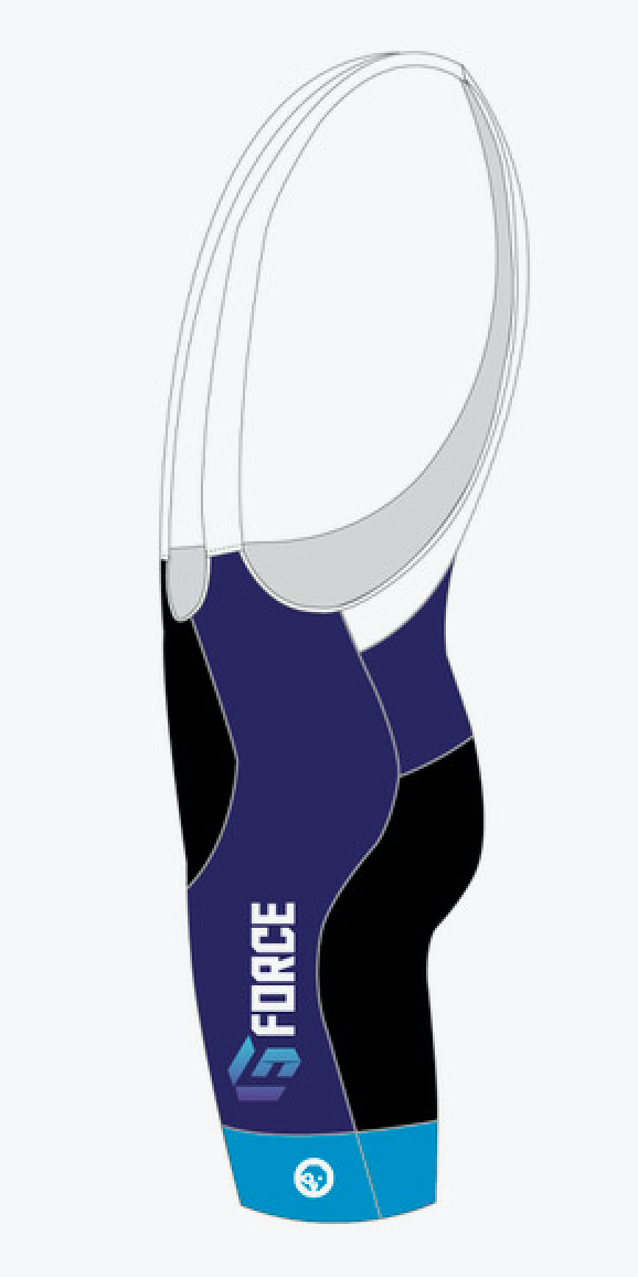 G Force Club PRO AERO Bib Shorts (B04) - High Performance Cycling Shorts for Men & Women - Perfect for Road Biking, Triathlon & Endurance Training