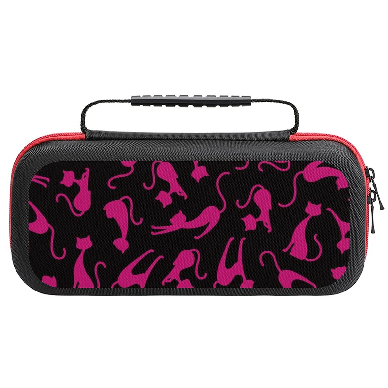 FunnyStar Cute Cat Design Carrying Case for Nintendo Switch - Protective Storage Pouch & Travel Handbag - Perfect for Gaming On The Go, Commuting & Travel Accessories