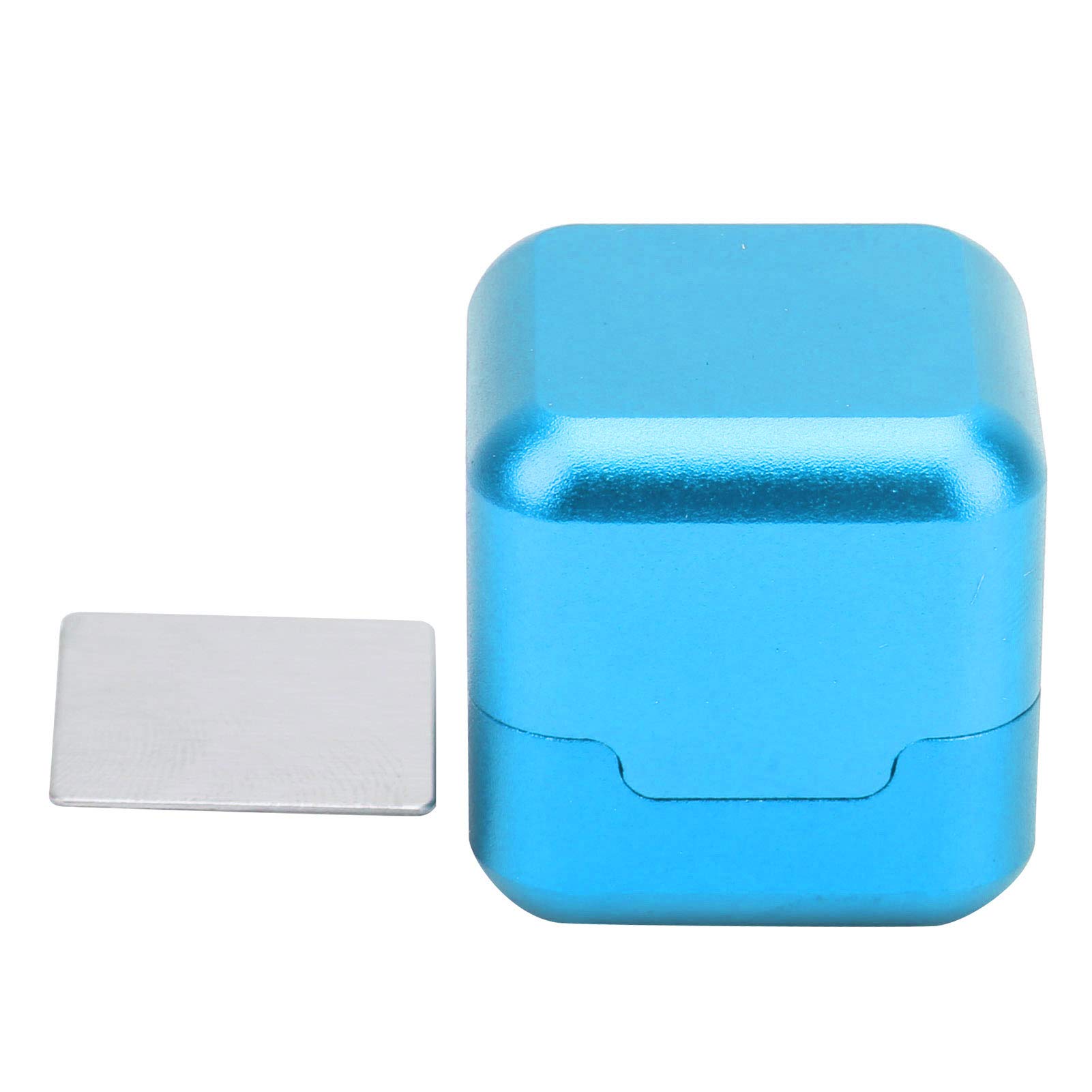 Yuuloo Aluminum Alloy Billiard Cue Chalk Holder - Blue Pool Stick Chalk Case for Professional & Home Use | Lightweight & Durable for Billiard Halls, Bars & Game Rooms