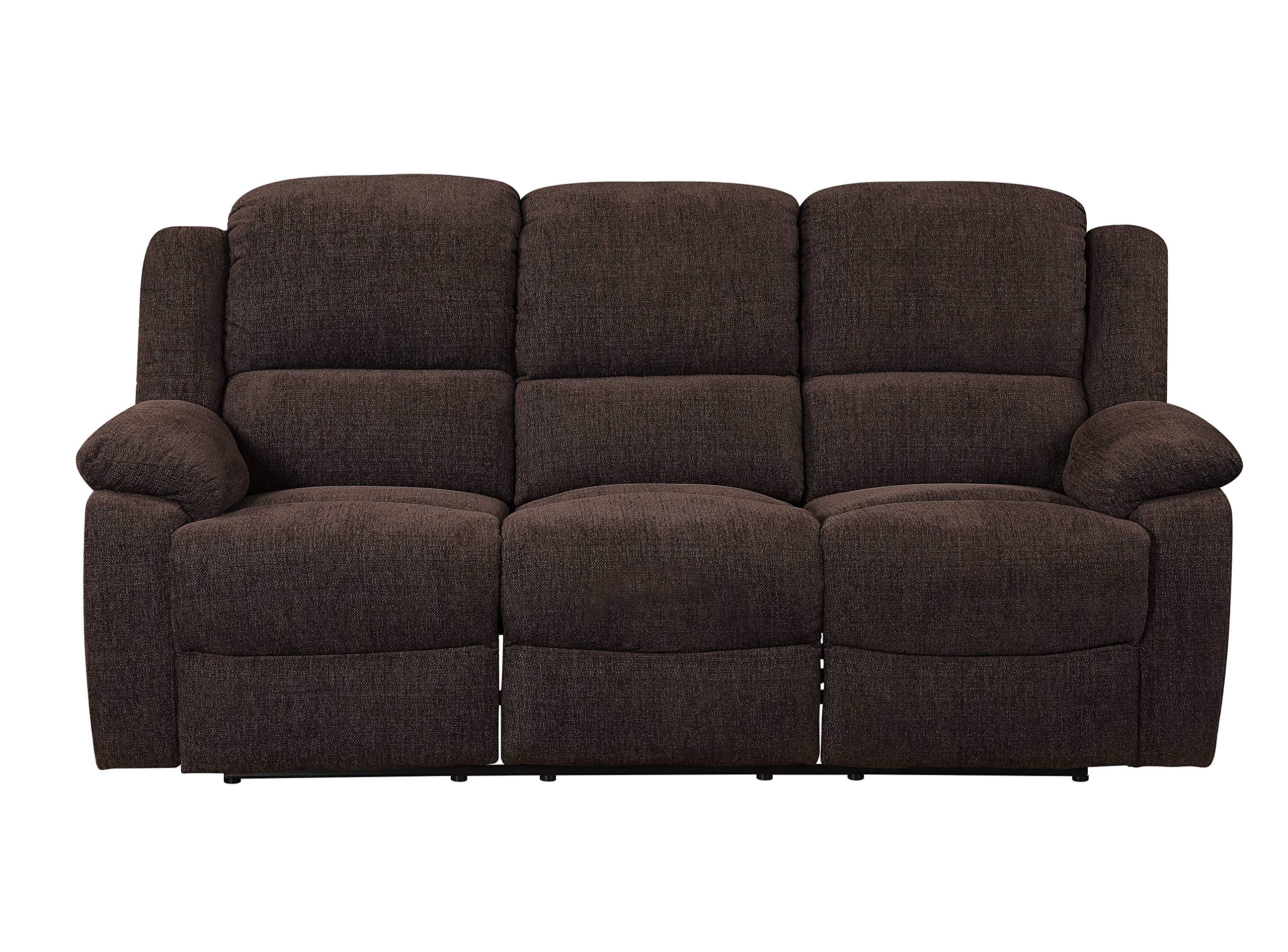 ACME Furniture Madden Sofas - Brown Leather Living Room Couch for Modern Home & Office Comfort