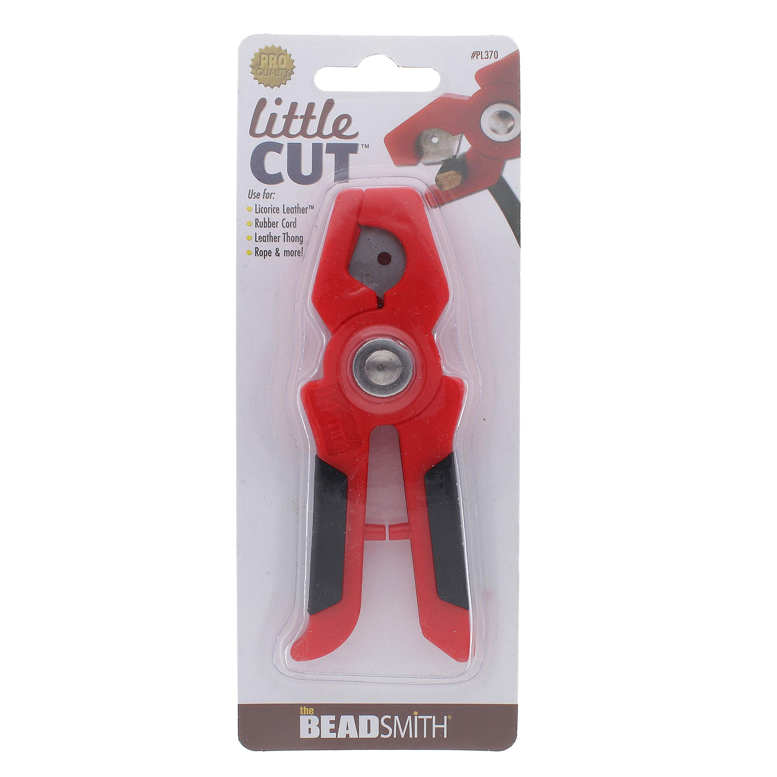 The Beadsmith Little Cut Leather Cutters - Premium Jewelry Making Tools & Craft Supplies for Leatherworking, Beading, and DIY Projects