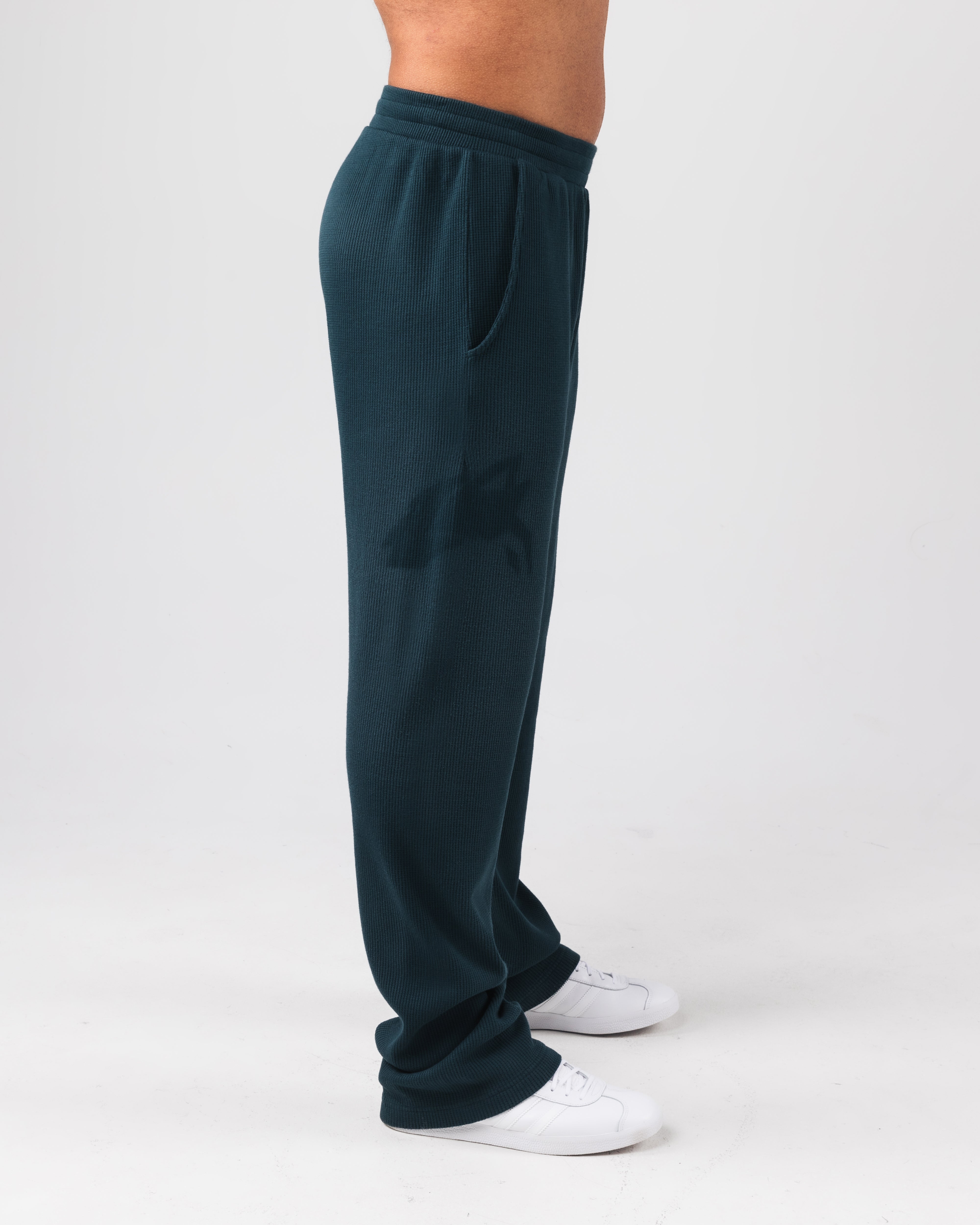 Sunfade Women's High Waisted Bum Pant - Dark Cyan for Yoga, Workout & Casual Wear