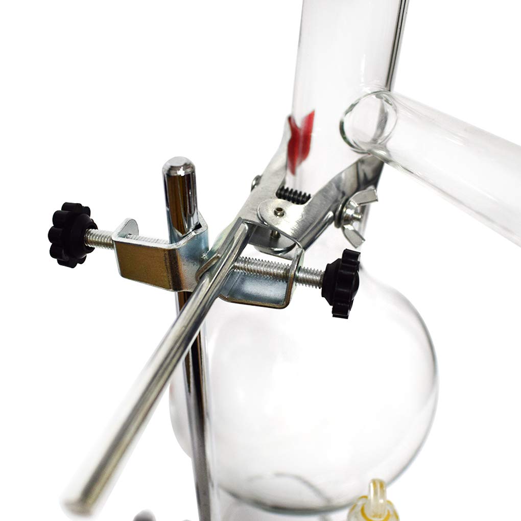 1000ML Essential Oil Distillation Kit - Glass Distillation Apparatus with Condenser & Flask for Home Lab, Aromatherapy, Herbal Extraction & Water Purification | Perfect for DIY Essential Oils, Hydrosols & Distilled Water